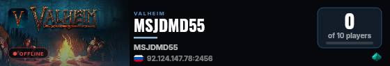 MSJDMD55 live status badge