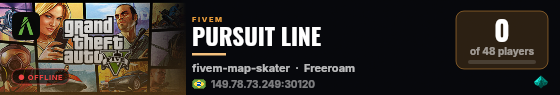 PURSUIT LINE live status badge