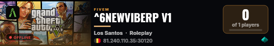 ^6NEWVIBERP V1 live status badge