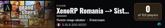 XenoRP Romania --> Sistem Referral live status badge