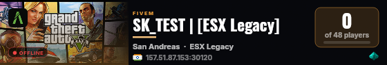 SK_TEST | [ESX Legacy] live status badge
