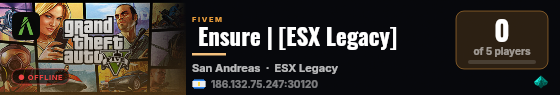  Ensure | [ESX Legacy] live status badge