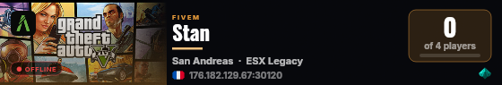 Stan live status badge