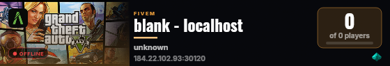 blank - localhost live status badge
