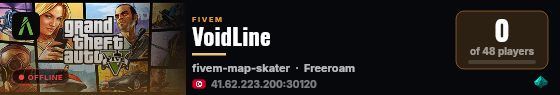 VoidLine live status badge