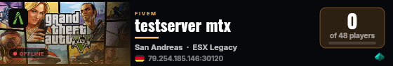 testserver mtx live status badge