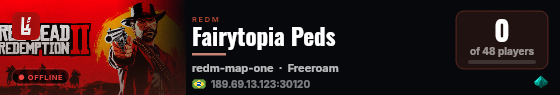 Fairytopia Peds live status badge