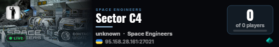 Sector C4 live status badge