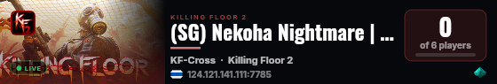 (SG) Nekoha Nightmare | Precision live status badge