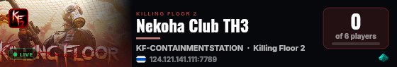 Nekoha Club TH3 live status badge