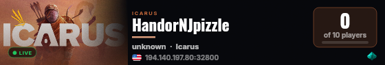 HandorNJpizzle live status badge
