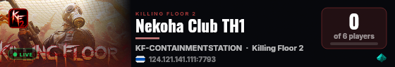 Nekoha Club TH1 live status badge