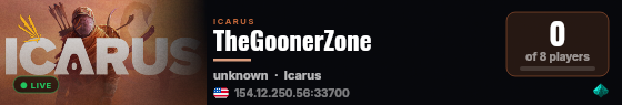 TheGoonerZone live status badge