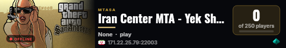 Iran Center MTA - Yek Shahr, Hezar Dastan,Zendegi-e Vaghe' - 🇮🇷/RPG live status badge