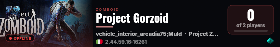Project Gorzoid live status badge