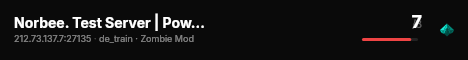 Norbee. Test Server | Powered by SRKHOST.eu live status badge