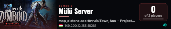 Mülü Server live status badge