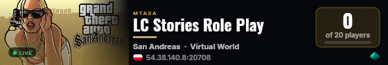 LC Stories Role Play live status badge