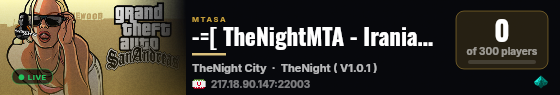 -=[ TheNightMTA - Iranian RPG Server ]=- live status badge