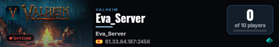 Eva_Server live status badge
