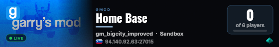 Home Base live status badge