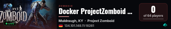 Docker ProjectZomboid MaLu live status badge