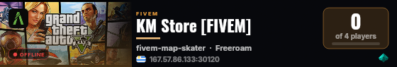 KM Store [FIVEM] live status badge