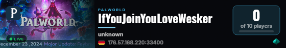 IfYouJoinYouLoveWesker live status badge