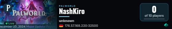 NashKiro live status badge