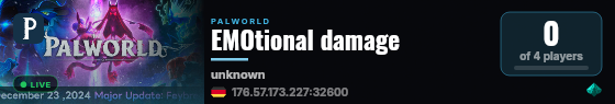 EMOtional damage live status badge