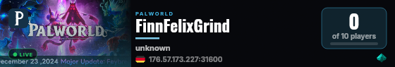 FinnFelixGrind live status badge