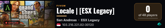 Locale | [ESX Legacy] live status badge