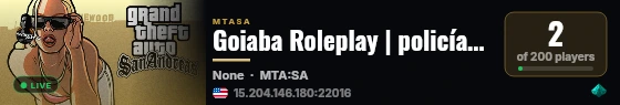 Goiaba Roleplay | policías | gangas | dominicano | semi rol live status badge