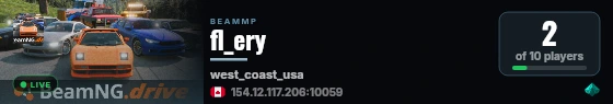 fl_ery live status badge