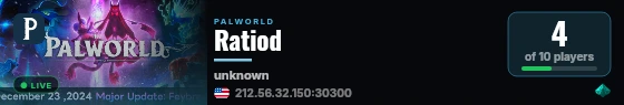 Ratiod live status badge
