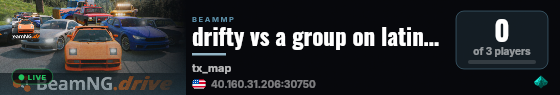 drifty vs a group on latinas | Connect Hosting live status badge