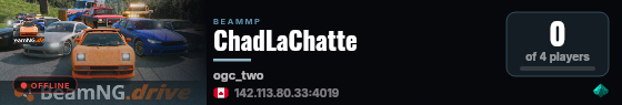 ChadLaChatte live status badge