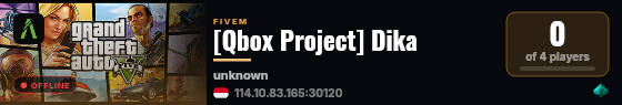 [Qbox Project] Dika live status badge