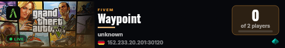 Waypoint live status badge