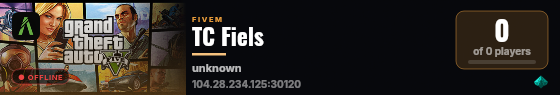 TC Fiels live status badge