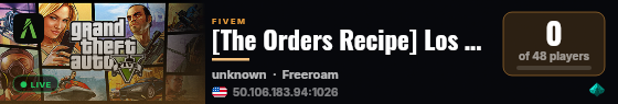 [The Orders Recipe] Los Santos Metro R live status badge