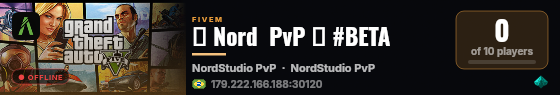 🔹 Nord  PvP 🔹 #BETA live status badge