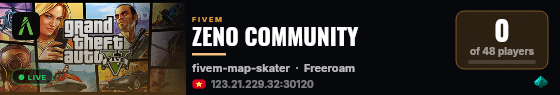 ZENO COMMUNITY live status badge