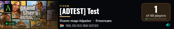 [ADTEST] Test live status badge