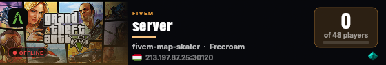 server live status badge