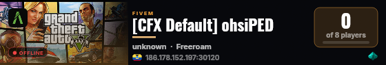 [CFX Default] ohsiPED live status badge
