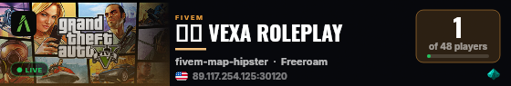 🇹🇷 VEXA ROLEPLAY live status badge