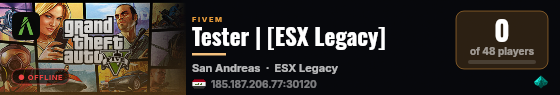 Tester | [ESX Legacy] live status badge