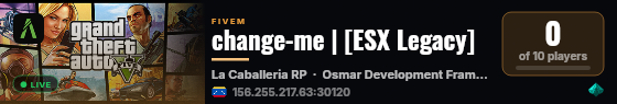 change-me | [ESX Legacy] live status badge