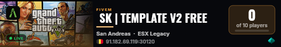  SK | TEMPLATE V2 FREE live status badge
